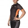 Maglia ciclismo donna arancio