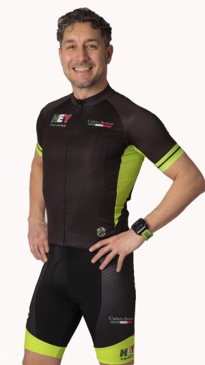 Salopette ciclismo uomo verde