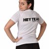 T-shirt sport bianca HT donna hey team
