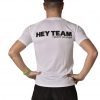 T-shirt sport bianca HT uomo hey team